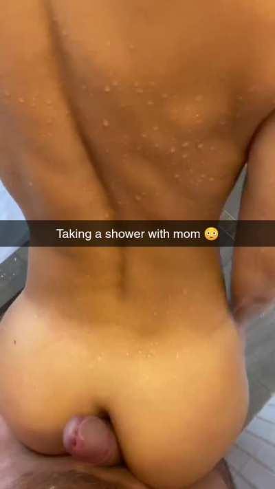 Shower with mom