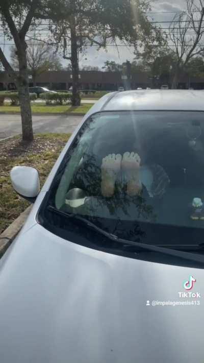 What you see if you park in front of me 