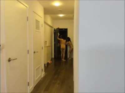 Naughty Asian hotties having fun at the hotel!