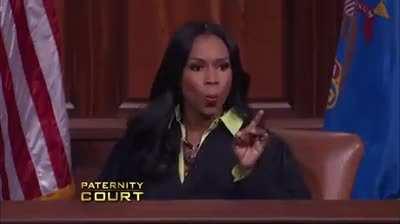 Judge Lauren Lake told this trash bag wassup!