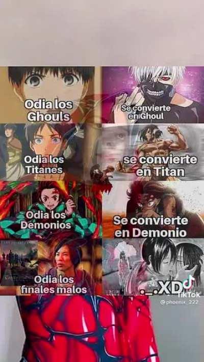 Nadie, Darkrai: *le hace un video de una 1 hora diciendo porque el final de SNK es el mejor del anime*