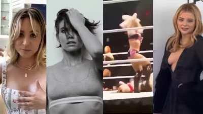 Who would be the hottest fuck? How would your Night look like? - Kaley Cuoco, Lauren Cohan, Alexa Bliss, Chloe Grace Moretz