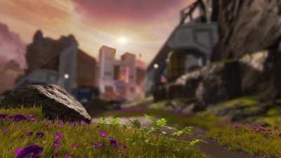 The game glitched and I got this cool background