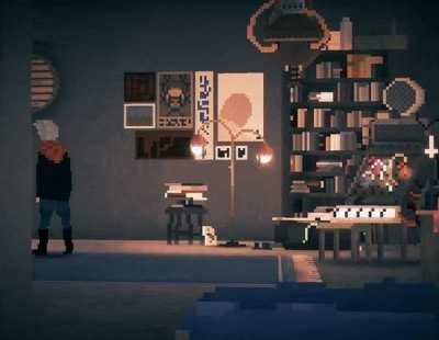 A taste of our game's blend of 2D and 3D pixel art