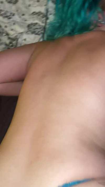 She can't resist it..