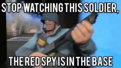 Definitely not red spy in the base. Repost because NSFW