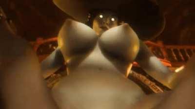 Lady Dimitrescu Hot scene riding (CRISISBEAT)