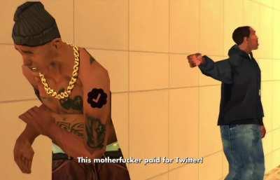 This motherfucker paid for Twitter.