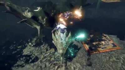 This new Wirebug aerial move is badass!