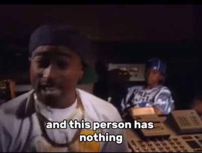 Tupac makes some amazing points here. It’s a shame almost all openly left-progressive people end up dying young. RIP legend