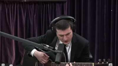 Legs Fridman singing his original Joe Rogan song to Joe Rogan.