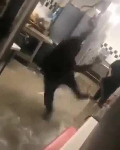 Cleaning gone wrong.