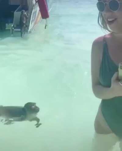 This girl is so happiness