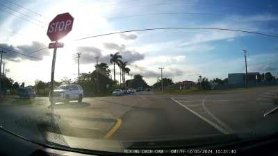 [OC] A four way stop people struggle with daily, seen a fair share of post accidents here