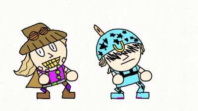 Gyro and johnny are grooving