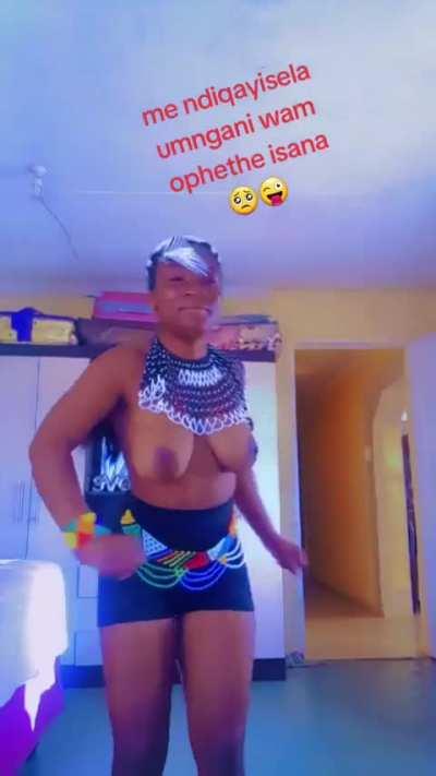 Dancing into the house