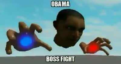 Obama The Demon Slayer (With some boss music)