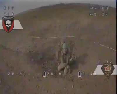 Russian soldier vs FPV