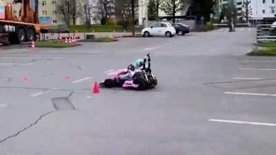 4yo girl on beast mode.