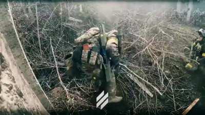 Azov SSO in combat near Bakhmut, January 2023.