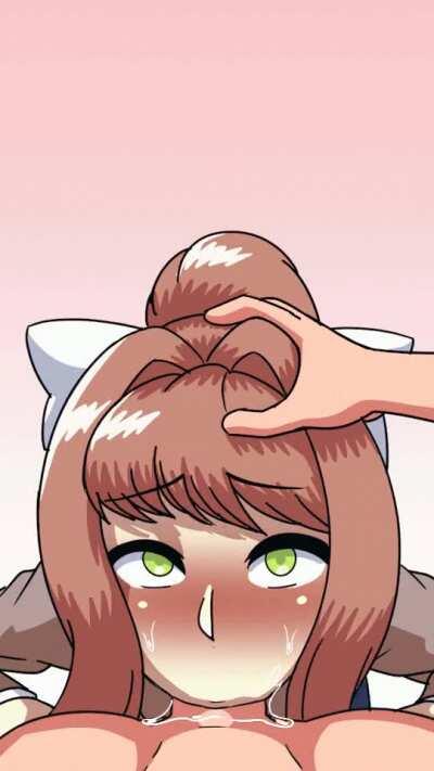 Monika given head(sadly i do not know the artist)
