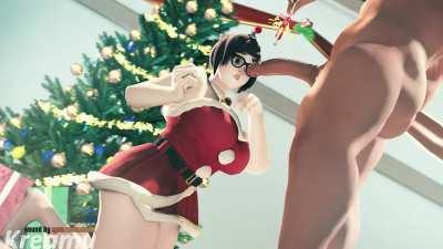 Mei Christmas Blowjob ,Sound (Kreamu, Audiodude)