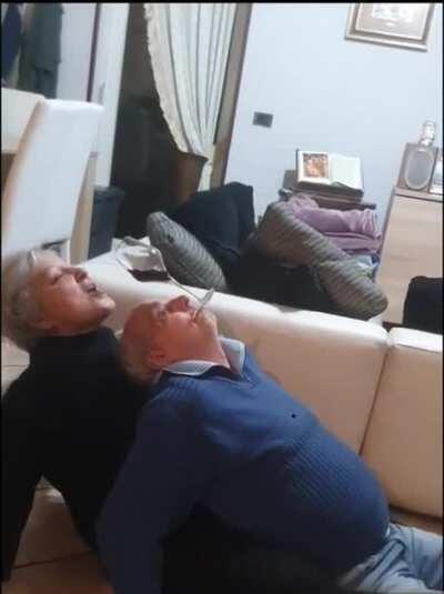 HMC, this is how you do wine yoga