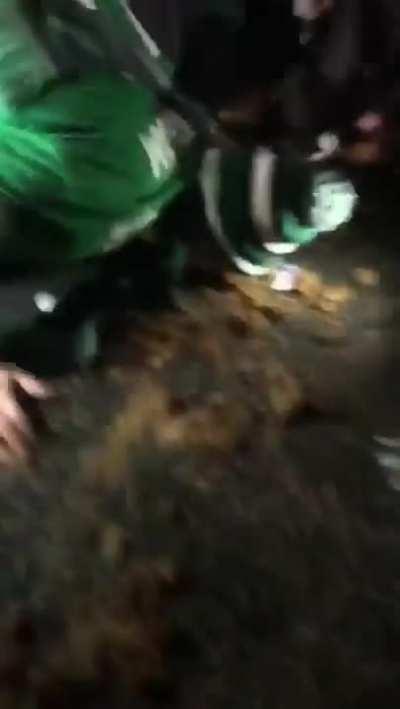 Eagles fan eats horse crap after superbowl win in 2018... will he do it again it the Eagles win on Sunday?