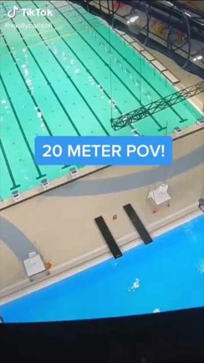 20 Meter Dive POV
