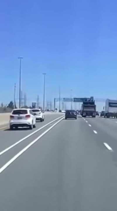 No patience at all. 403 Eastbound