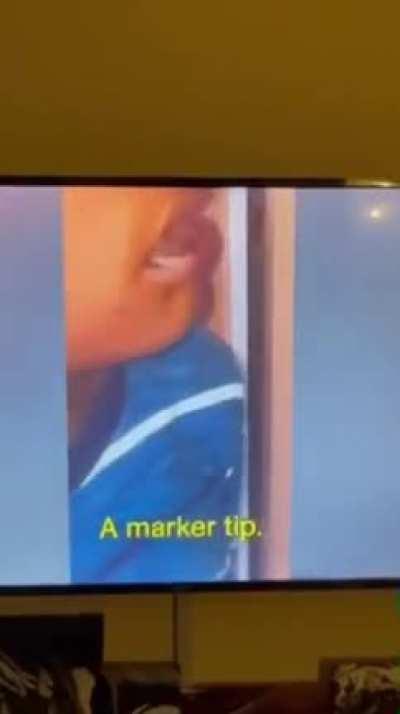 WCGW putting a marker in your mouth