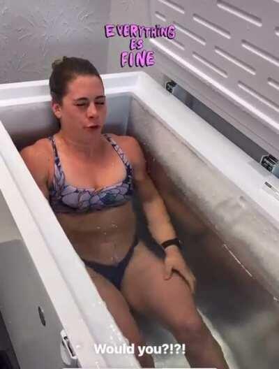 Alison Scudds ice bath
