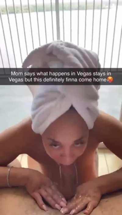 Your mom and you................