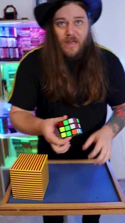 Solving a Rubik cube magically!!