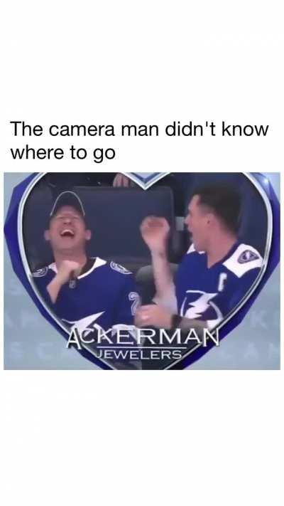 Confused cameraman
