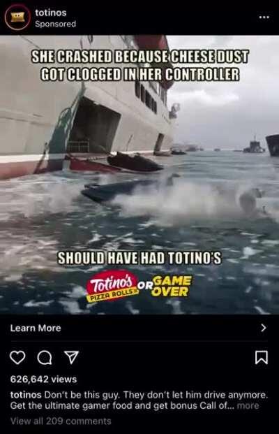 Thank you Totino’s