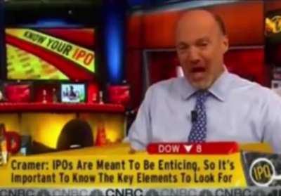 Flashback 2010: Jim Cramer advises not to buy Tesla during it's IPO when the price was $1.13 (split adjusted)