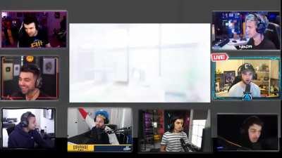 Streamers and content creator's reactions on the event in real time