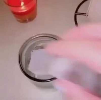 Chocolate milk on ice