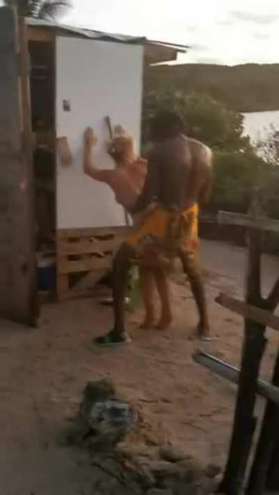 Enjoying her vacation