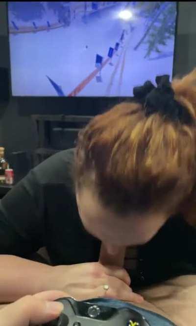 Draining him while he plays