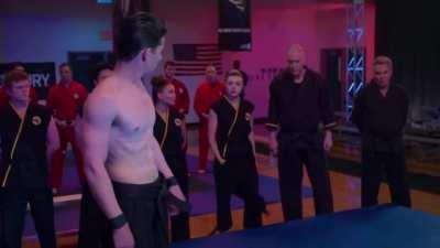 The level of badassery was illegal in this fight. Dark robby was the best character this season with his balance. Never seen more epic fight!