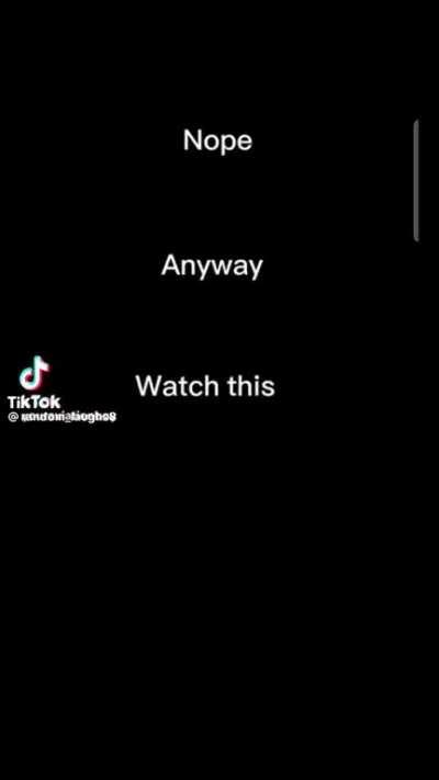 I don't support that by the way 