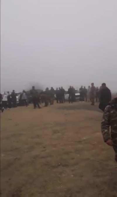 The largest flag of Artsakh was raised in the Haterk village, Martakert region.