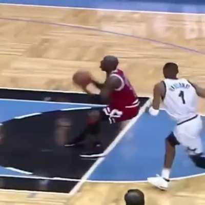 Michael Jordan’s ball faking ability