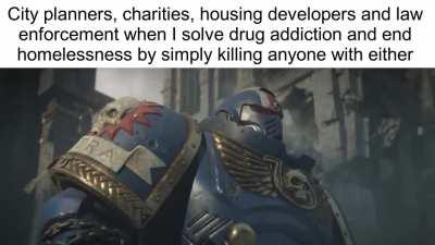 No need for socio-economics when blade and bullet does the job