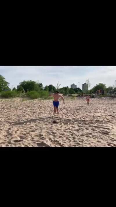 Wonder where the football went...