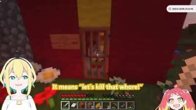 Tomoshika Hikasa tried to reference Jojo without actually knowing what the English phrase means, so Amano Pikamee had to explain it.