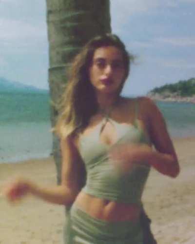 Saskia Jenkins in various states of undress