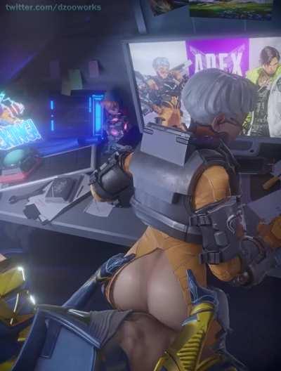 Valkyrie gets fucked by Octane (Dzooworks) [Apex Legends]